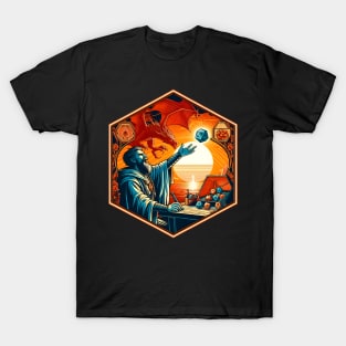 Dragon's Gambit: Retro Dungeon Master's Rol T-Shirt